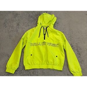 Hall Of Fame Anorak Windbreaker Jacket Mens Medium High Vis Running Active